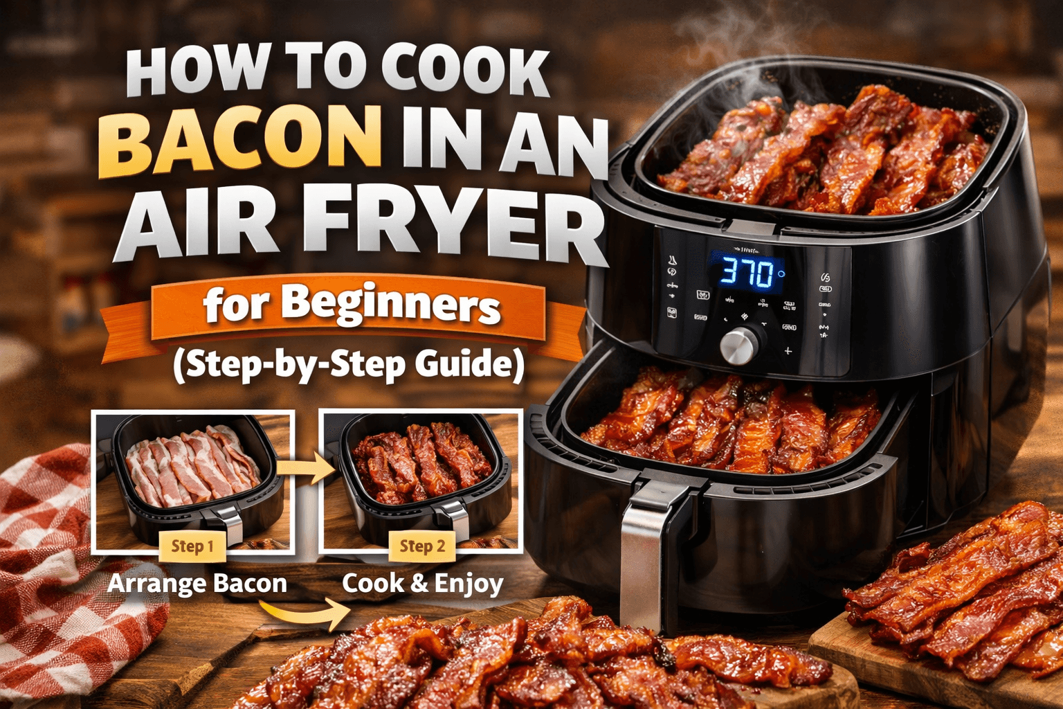 How to Cook Bacon in an Air Fryer for Beginners (Step-by-Step Guide)