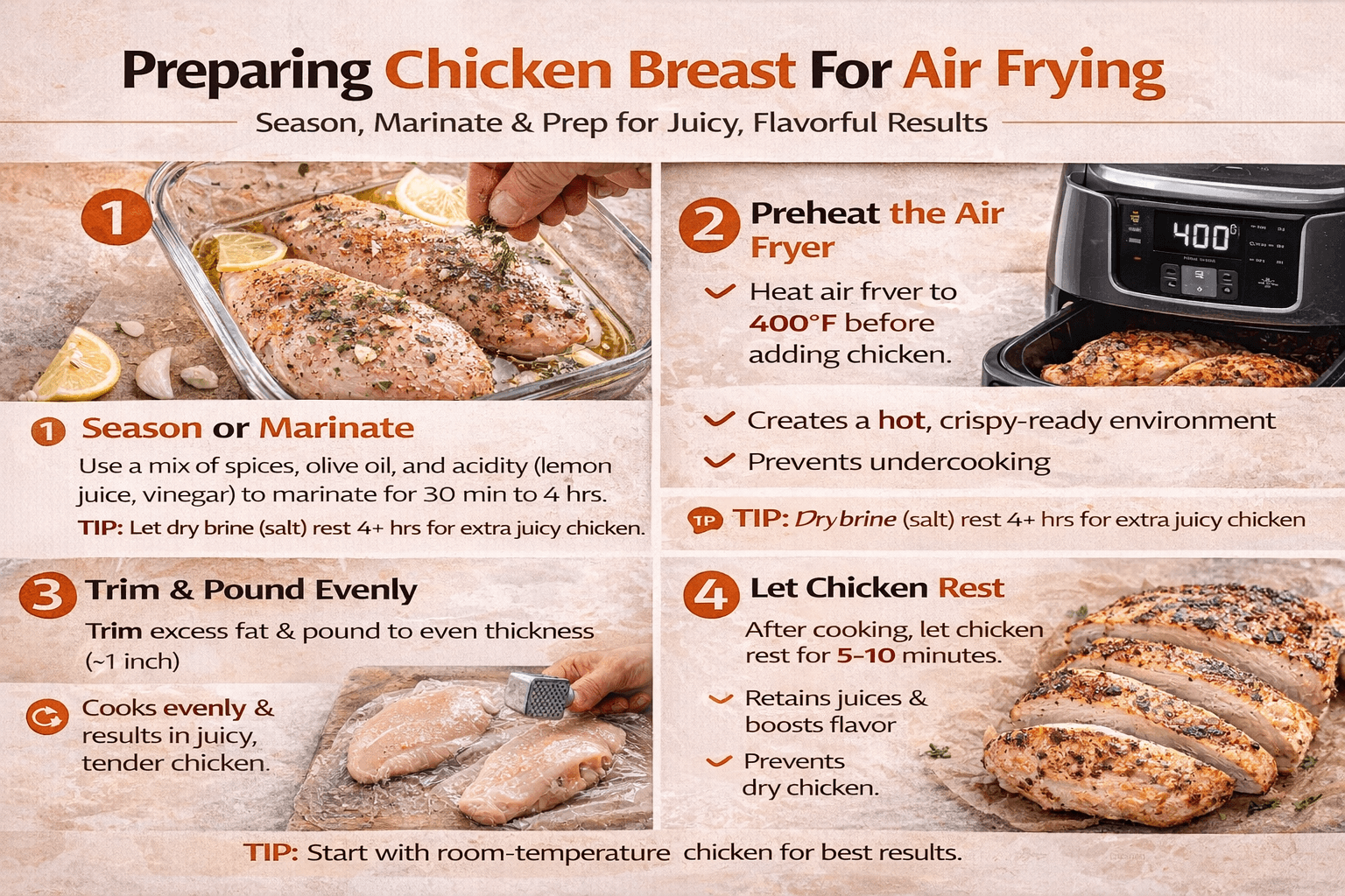 Preparing Chicken Breast For Air Frying