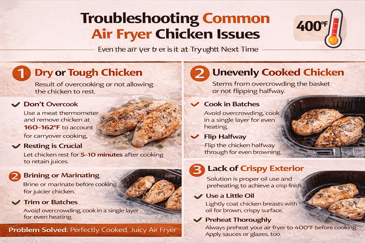 Troubleshooting Common Air Fryer Chicken Issues
