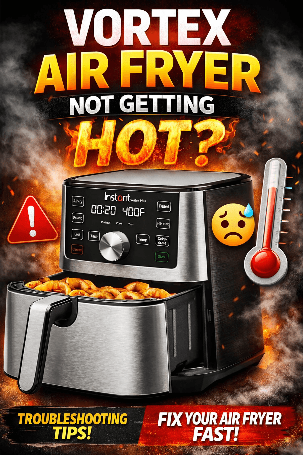 Vortex Air Fryer Not Getting Hot
