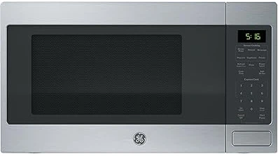 This image shows a collection of sleek, modern kitchen appliances, featuring some of the best LG microwaves.