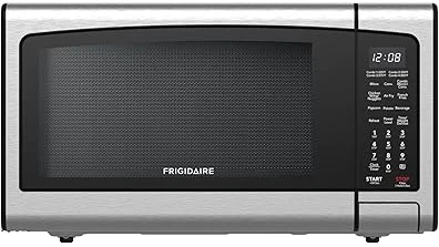 This image shows a sleek kitchen appliance, a microwave with an integrated air fryer, part of a best 5 list.