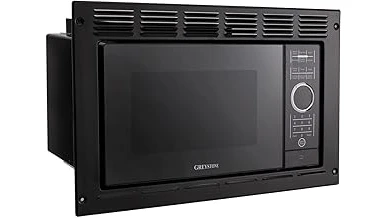 This image shows a collection of compact microwaves suitable for RV campers.