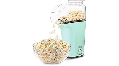 The image shows several different air fryers, showcasing top-selling models perfect for making popcorn.