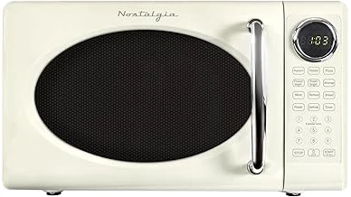 This image shows several sleek, compact microwave ovens, part of the Top 5 Cheap Microwaves on Clearance Under 50 collection.