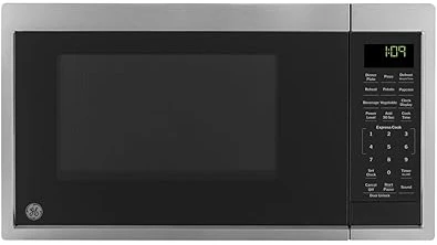 The image shows five sleek built-in microwaves, perfect for a modern kitchen.
